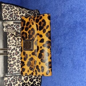 Dooney and Bourke Cheeta/ Leopard print wallet
